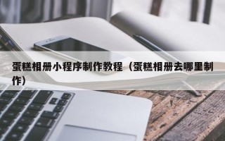 广东蛋糕相册小程序制作教程（蛋糕相册去哪里制作）